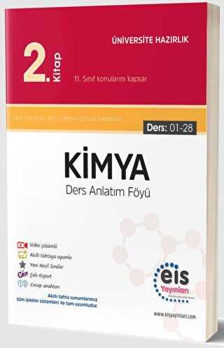 EIS - YKS Ders Anlatım Föyü Kimya 2.Kitap